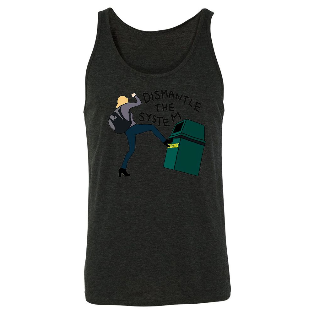 Unisex Jersey Tank - MP32CA7D - Charcoal Black Triblend - 5