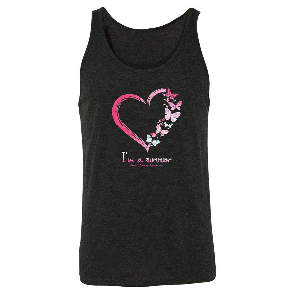 Unisex Jersey Tank - ZKSAD3JL - Charcoal Black Triblend - 5