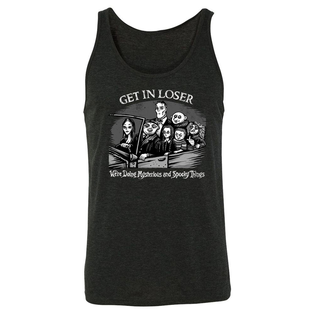 Unisex Jersey Tank - YZKKHZMA - Charcoal Black Triblend - 5