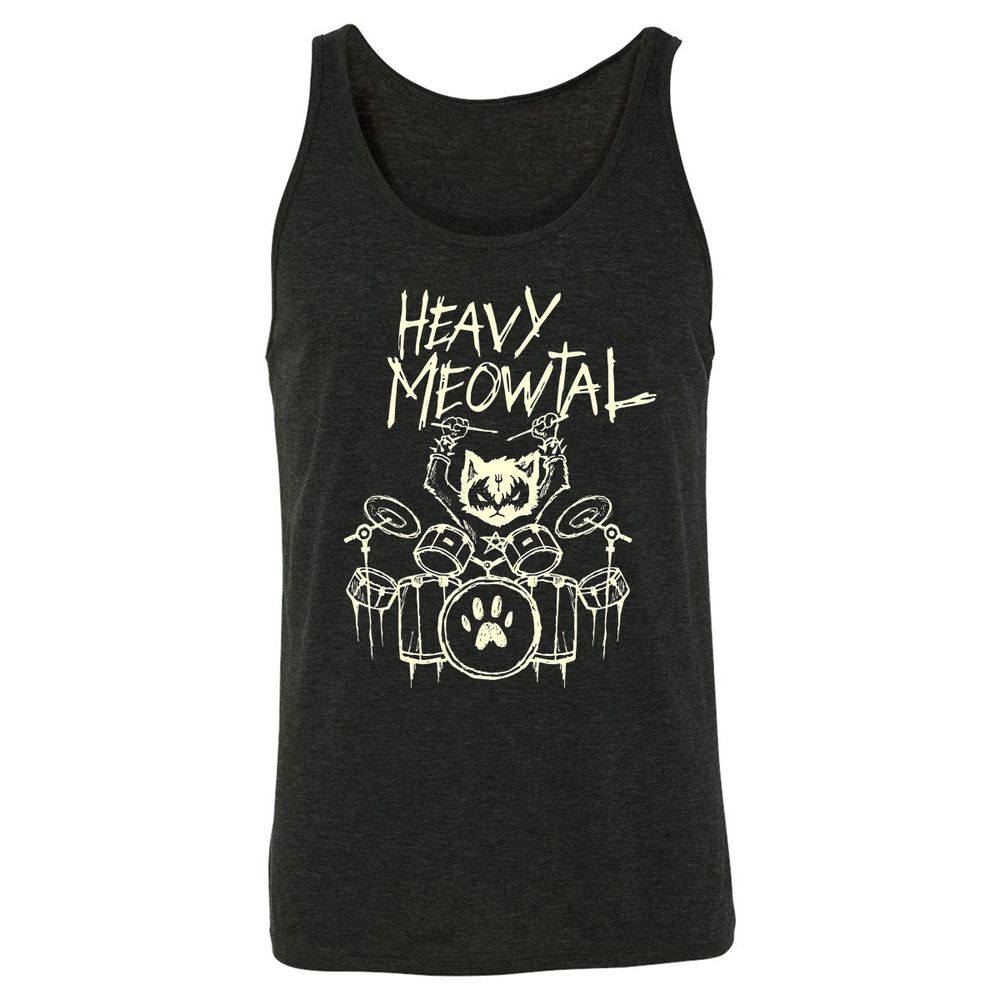 Unisex Jersey Tank - YCX2F1AJ - Charcoal Black Triblend - 5