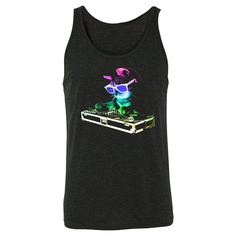 Unisex Jersey Tank - LP1FDLK3 - Charcoal Black Triblend - 5