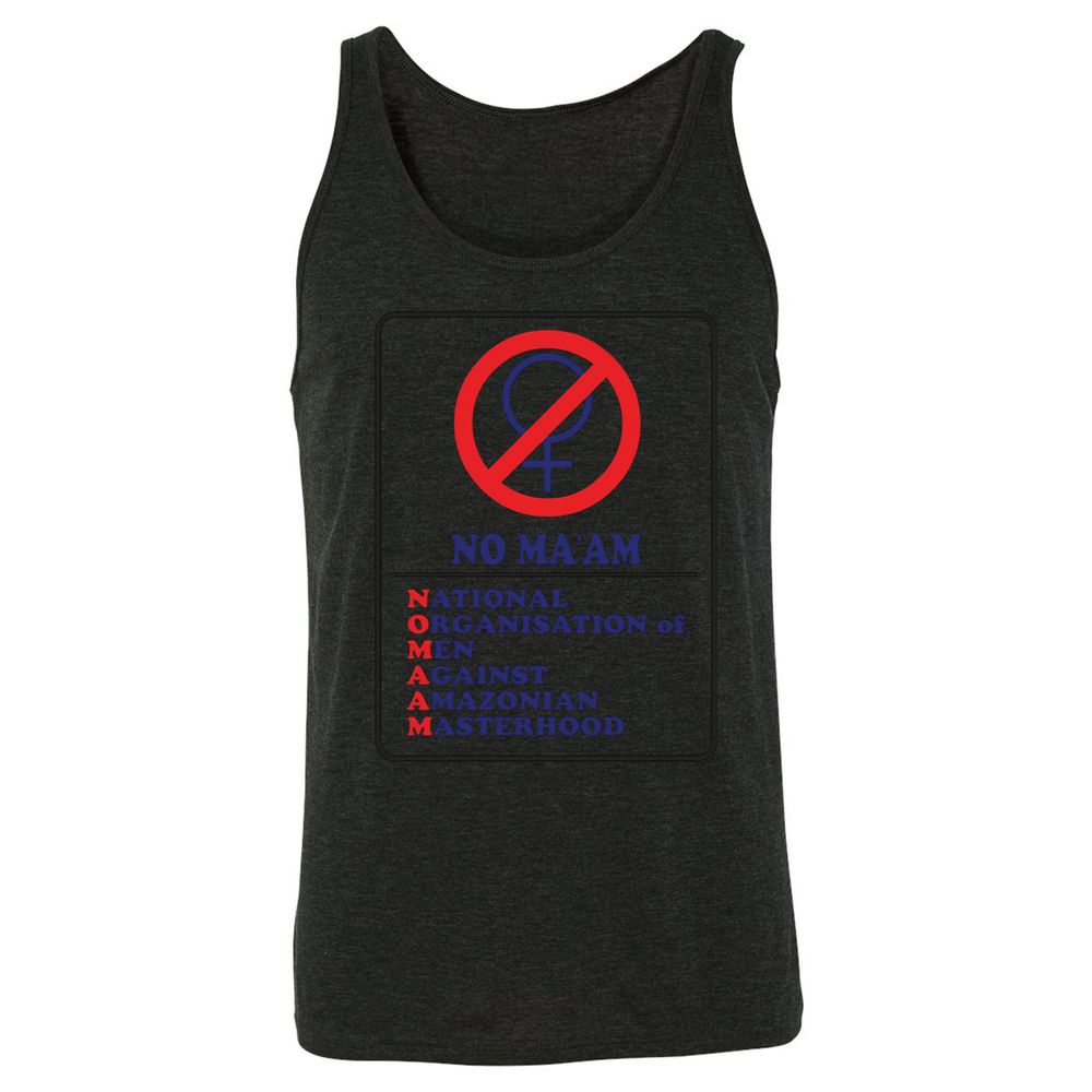 Unisex Jersey Tank - 7GY2BHEE - Charcoal Black Triblend - 5