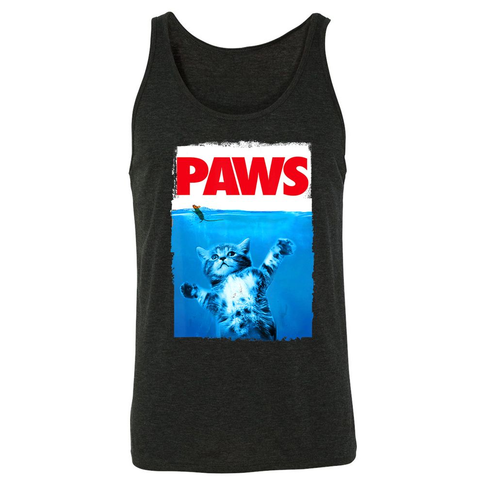 Unisex Jersey Tank - WALYMEHX - Charcoal Black Triblend - 5