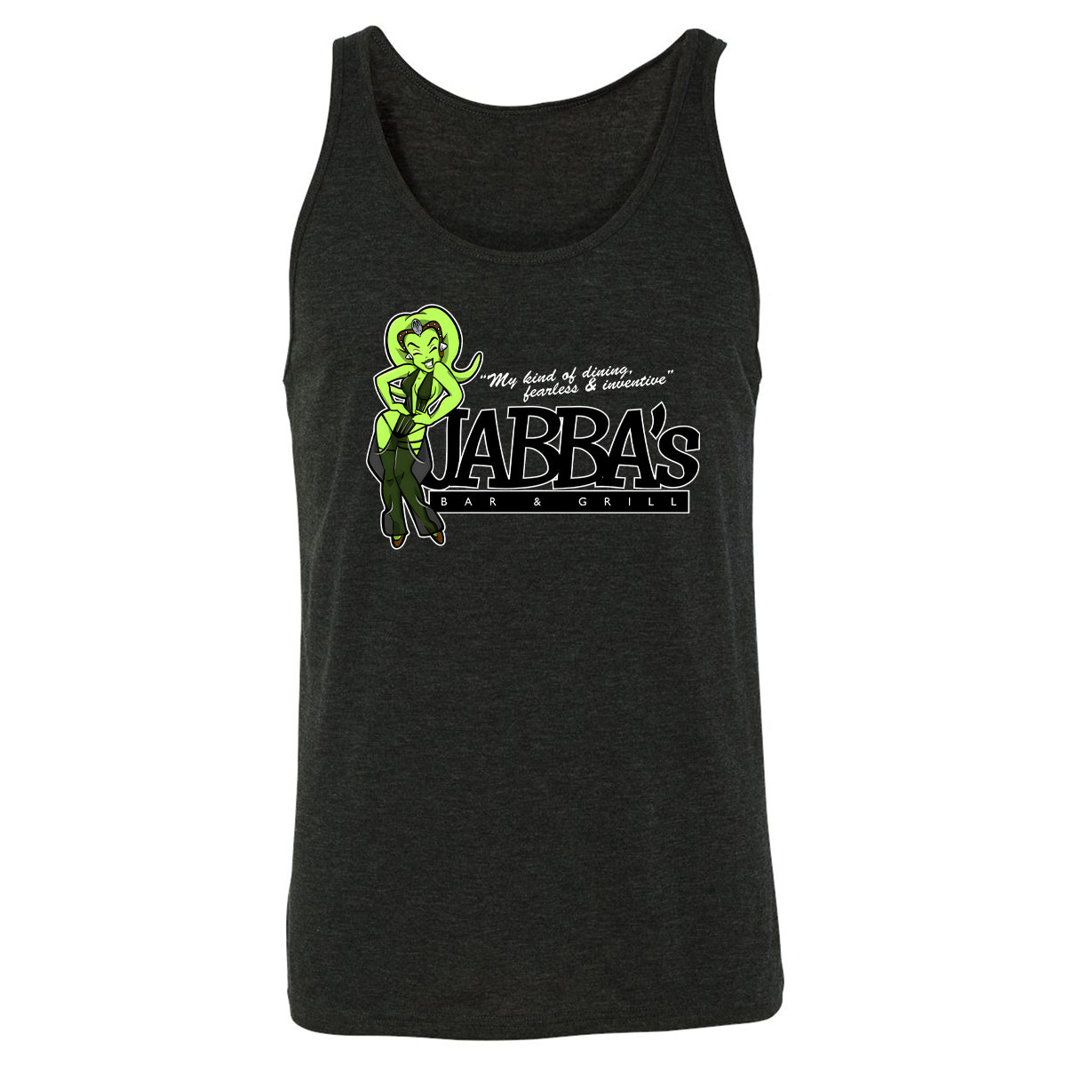 Unisex Jersey Tank - F9XLX9KX - Charcoal Black Triblend - 5