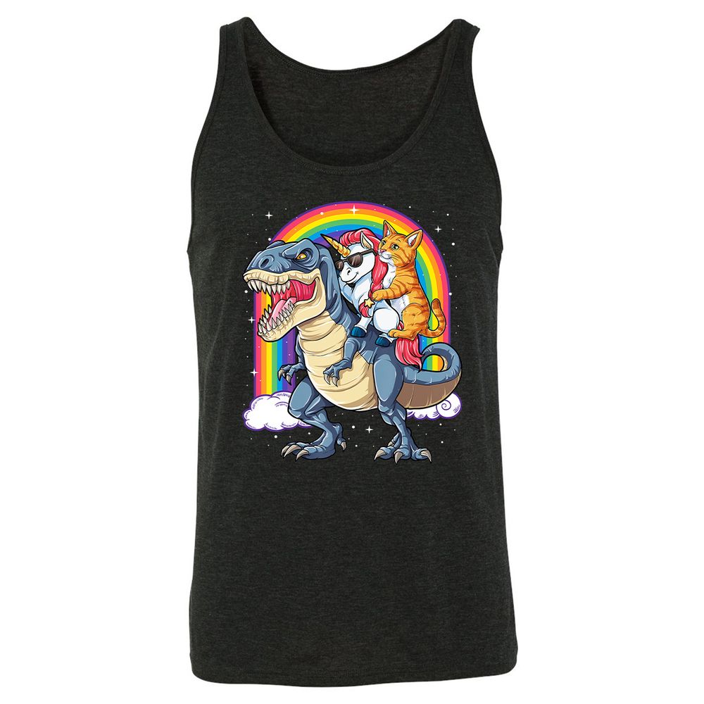 Unisex Jersey Tank - 1S4YRJTR - Charcoal Black Triblend - 5