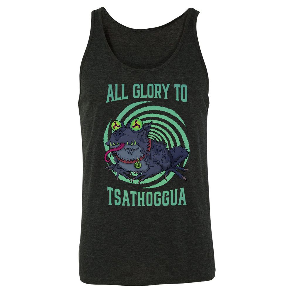 Unisex Jersey Tank - HM56DXMK - Charcoal Black Triblend - 5