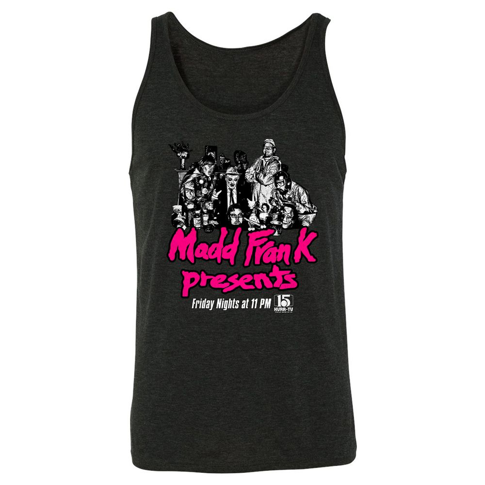 Unisex Jersey Tank - EJNGFQMN - Charcoal Black Triblend - 5