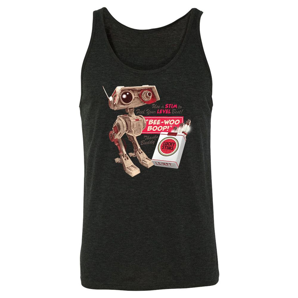 Unisex Jersey Tank - 91ZDDTXQ - Charcoal Black Triblend - 5