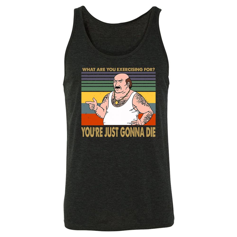 Unisex Jersey Tank - 2JC978D1 - Charcoal Black Triblend - 5