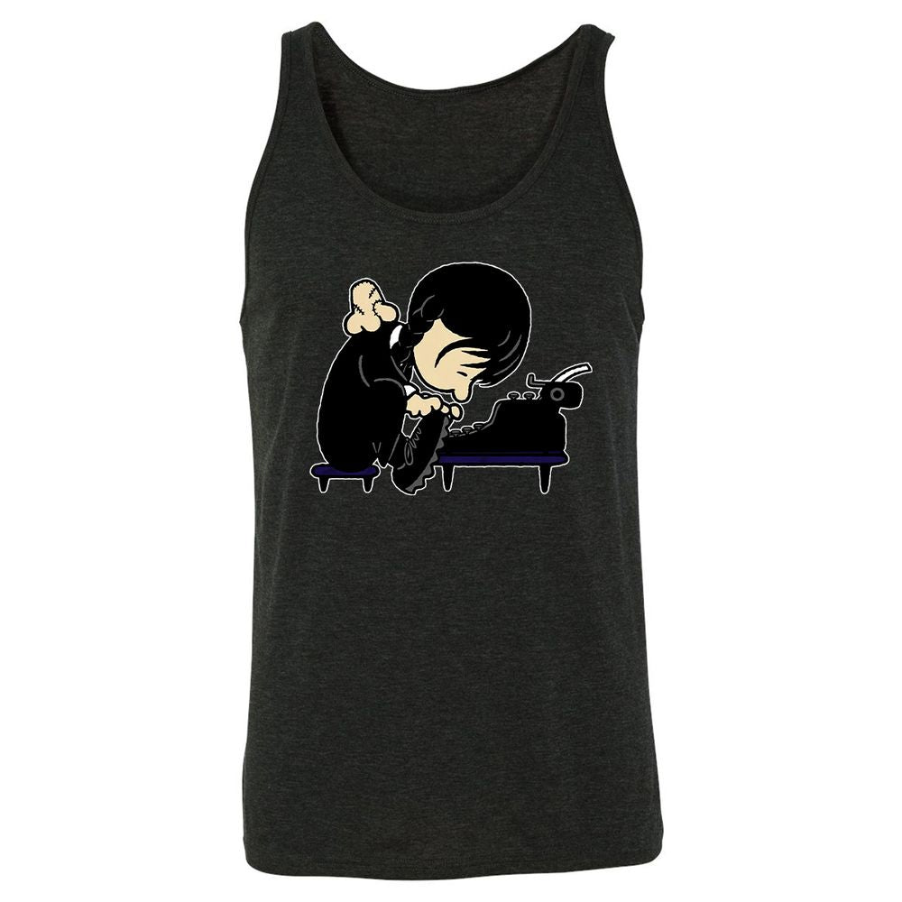 Unisex Jersey Tank - M72GUZ9J - Charcoal Black Triblend - 5