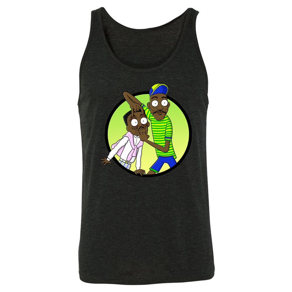 Unisex Jersey Tank - UY8HKBV5 - Charcoal Black Triblend - 5