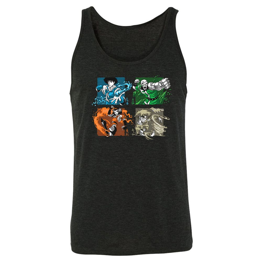Unisex Jersey Tank - 96LFB2C3 - Charcoal Black Triblend - 5