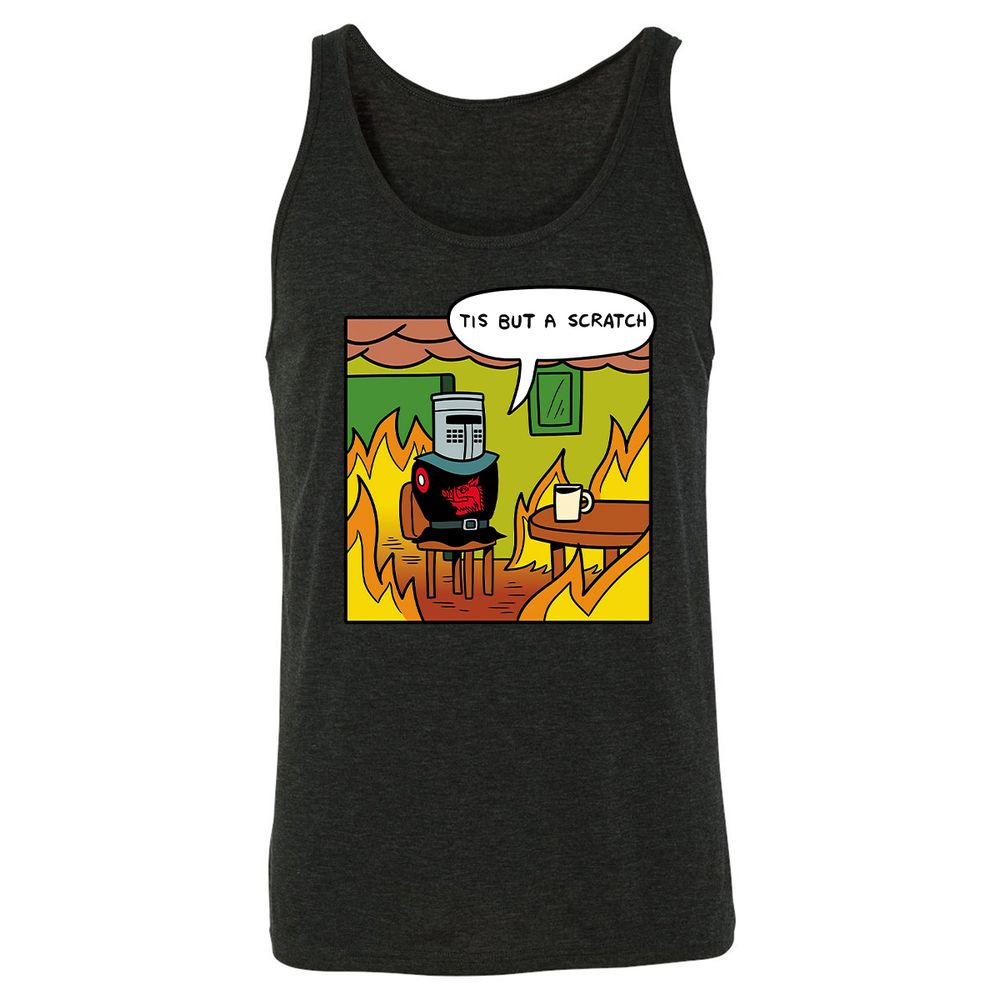 Unisex Jersey Tank - YXN7SGJJ - Charcoal Black Triblend - 5