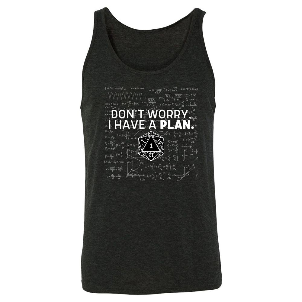 Unisex Jersey Tank - B8CQSXWR - Charcoal Black Triblend - 5