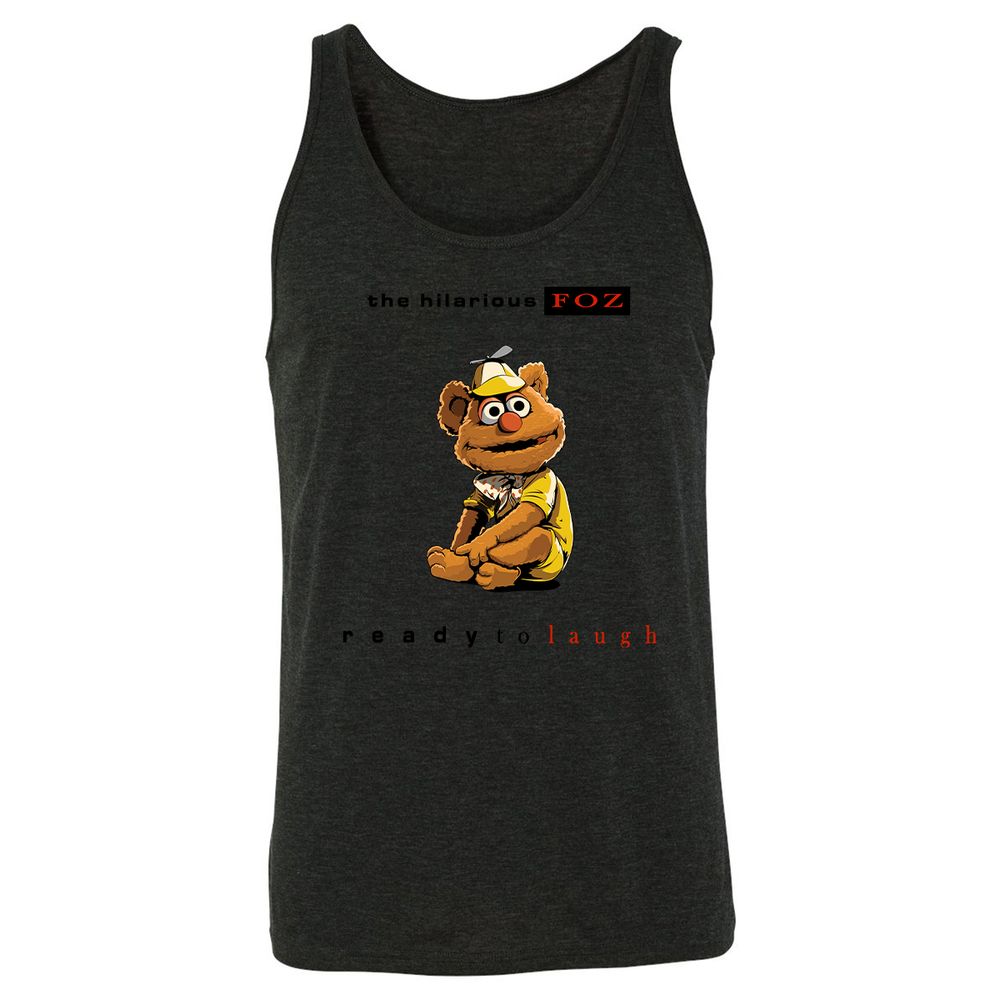 Unisex Jersey Tank - CCEGGKGN - Charcoal Black Triblend - 5