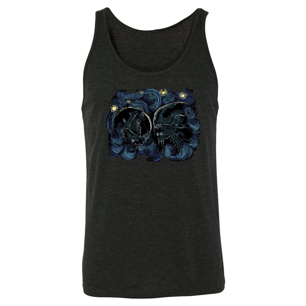 Unisex Jersey Tank - PA9TQWJJ - Charcoal Black Triblend - 5