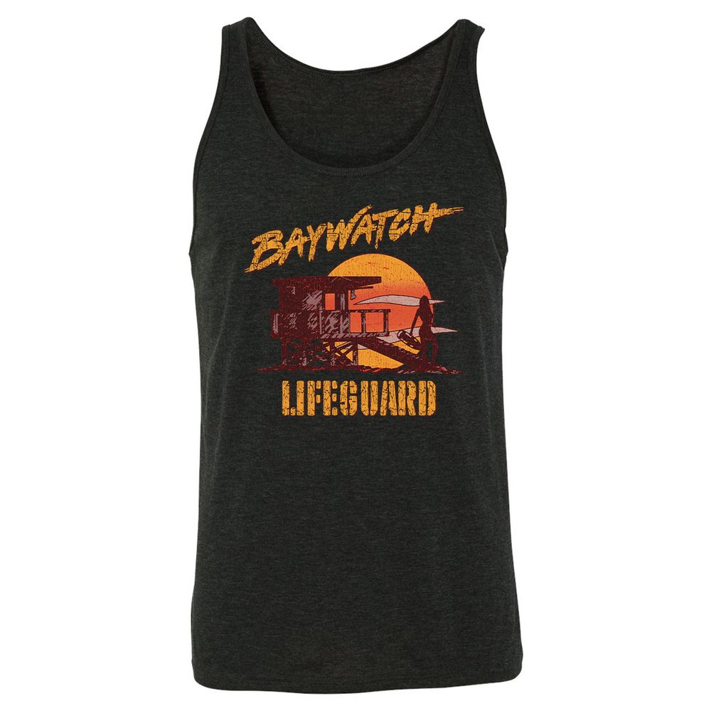 Unisex Jersey Tank - M1FZ2EA8 - Charcoal Black Triblend - 5