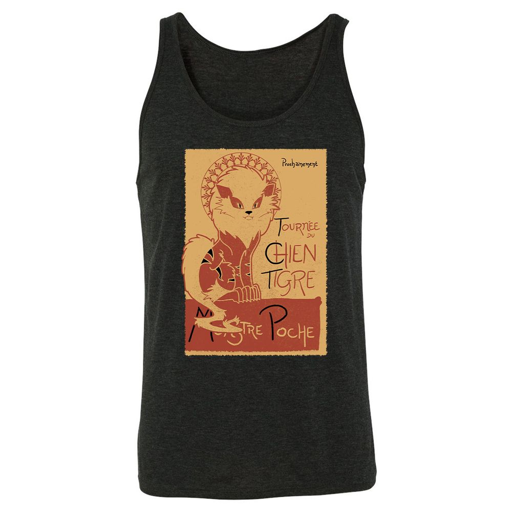Unisex Jersey Tank - S7QEFUVM - Charcoal Black Triblend - 5