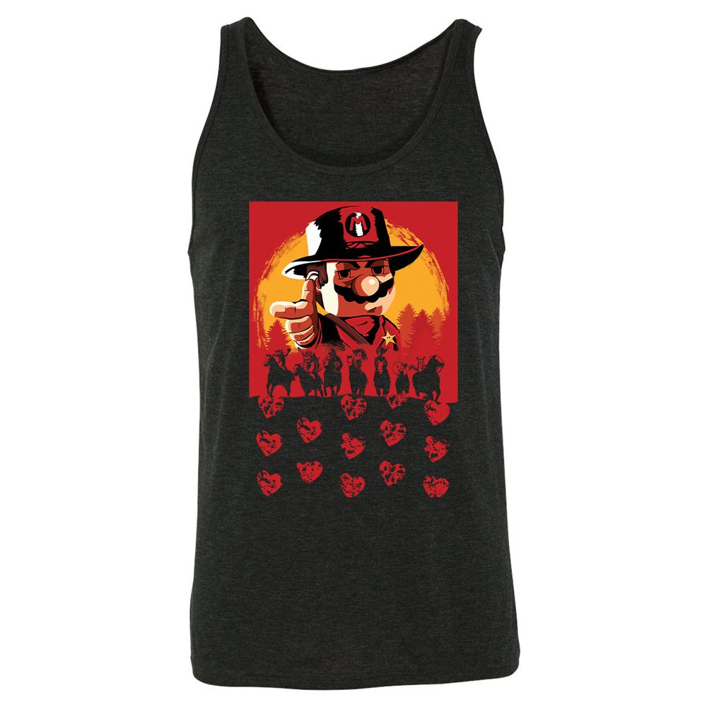 Unisex Jersey Tank - JJQBRKR4 - Charcoal Black Triblend - 5