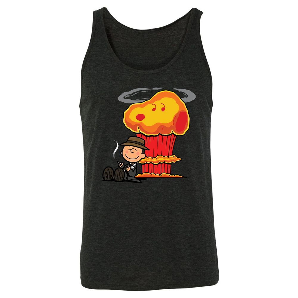 Unisex Jersey Tank - C85TKSZJ - Charcoal Black Triblend - 5
