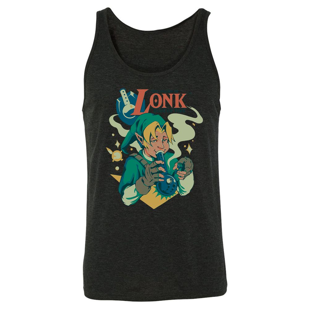 Unisex Jersey Tank - Q5T513PS - Charcoal Black Triblend - 5