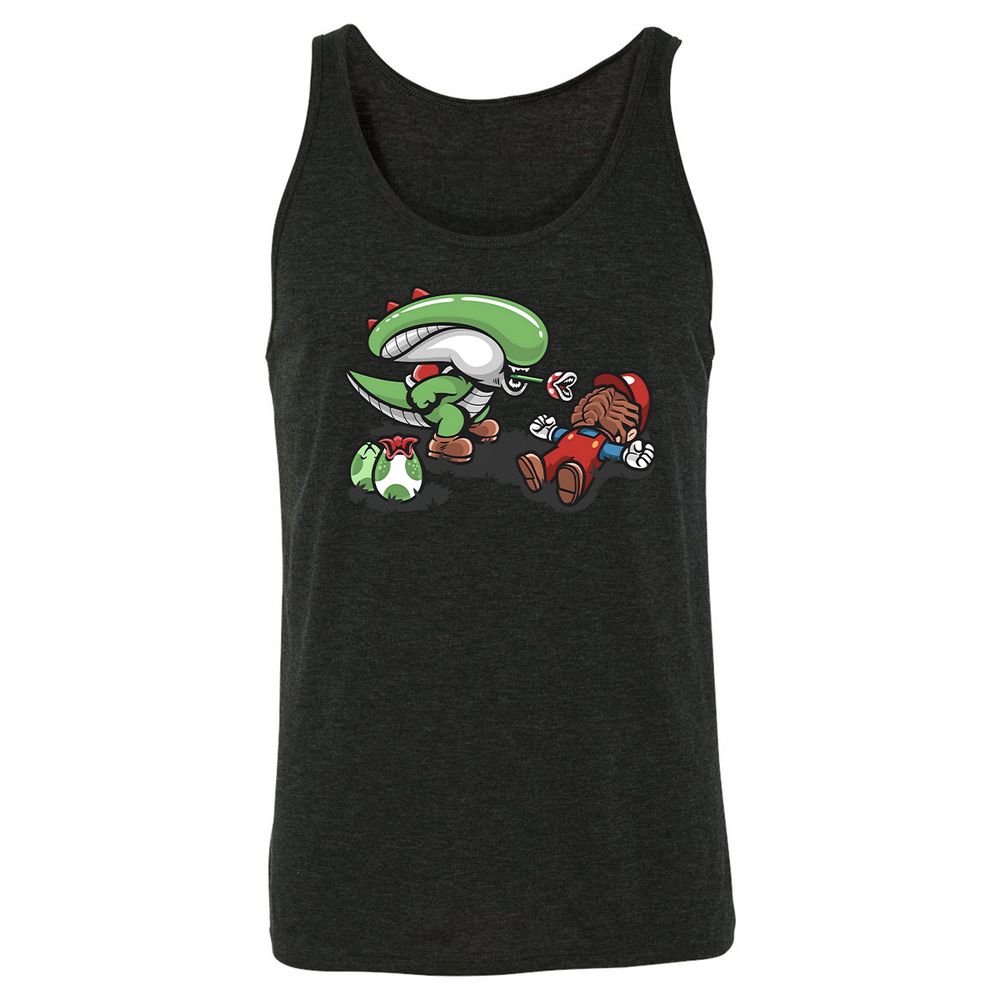 Unisex Jersey Tank - C83SR9YF - Charcoal Black Triblend - 5