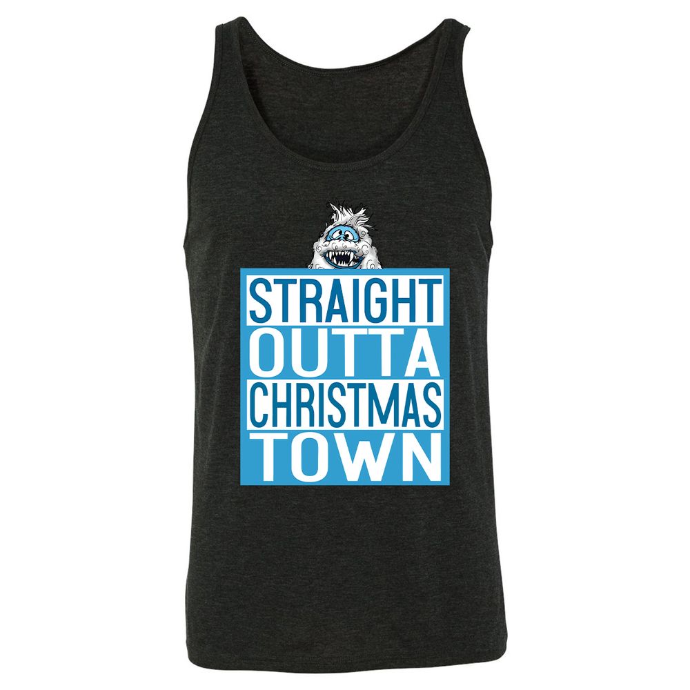 Outta Christmas Town - Charcoal Black Triblend - 5