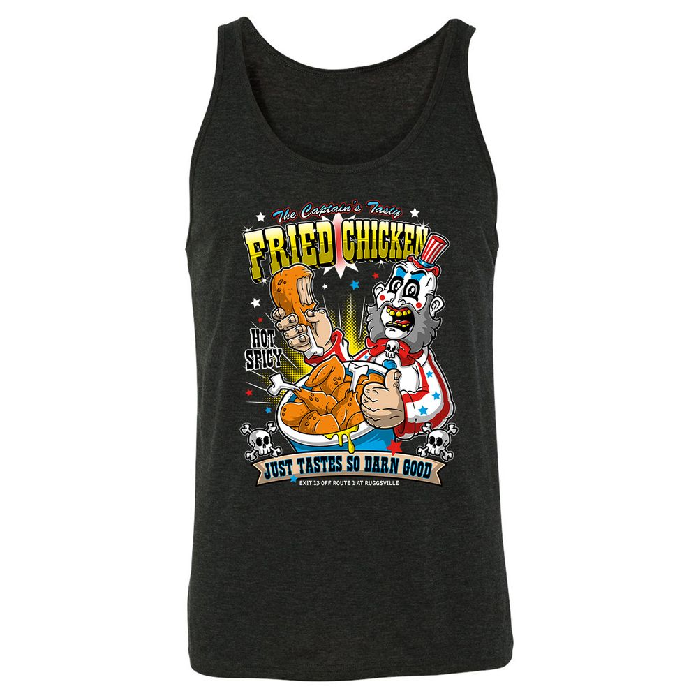 Unisex Jersey Tank - ZCJ6T33A - Charcoal Black Triblend - 5
