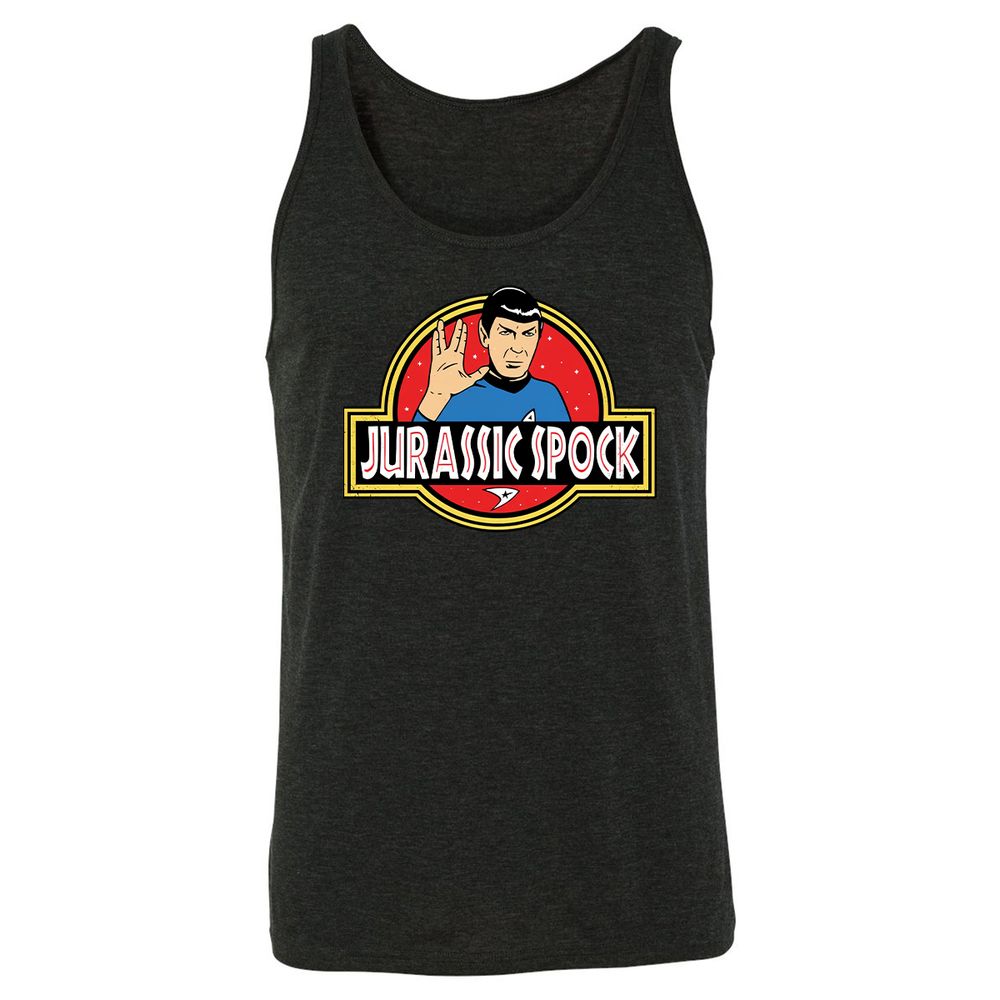 Jurassic spock - Charcoal Black Triblend - 5