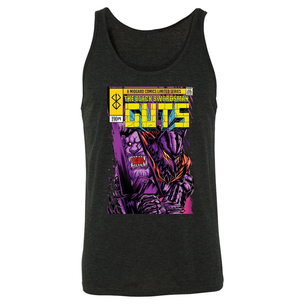 Unisex Jersey Tank - XCUH6NHC - Charcoal Black Triblend - 5