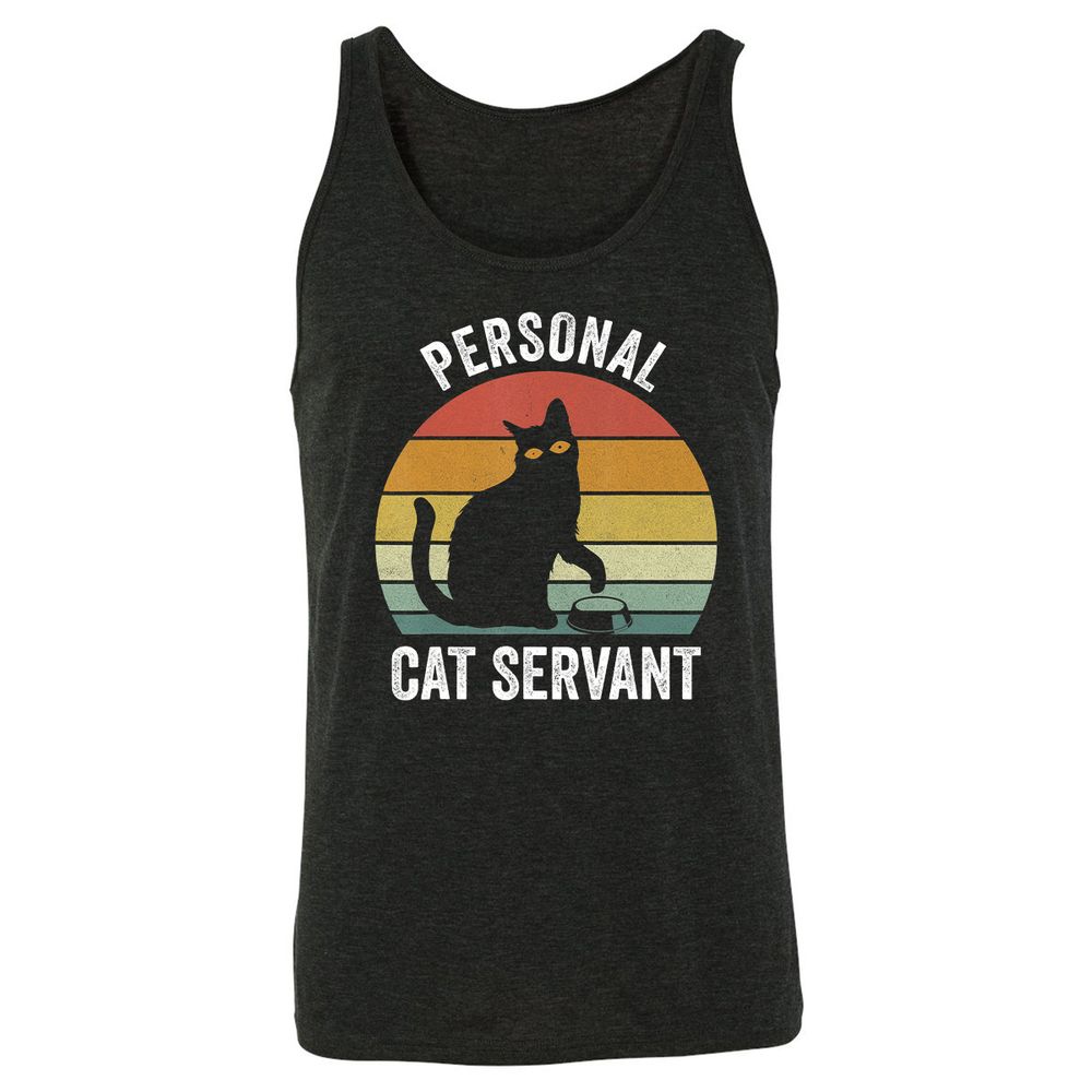 Unisex Jersey Tank - M6U5QF8R - Charcoal Black Triblend - 5