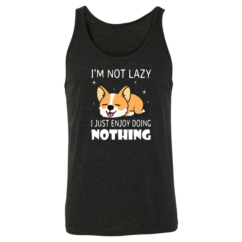 Unisex Jersey Tank - 4M4PB625 - Charcoal Black Triblend - 5