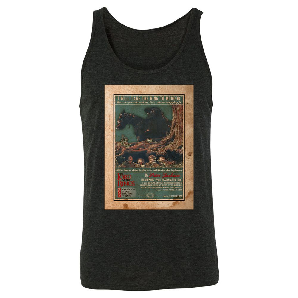 Unisex Jersey Tank - ETUPHZ15 - Charcoal Black Triblend - 5