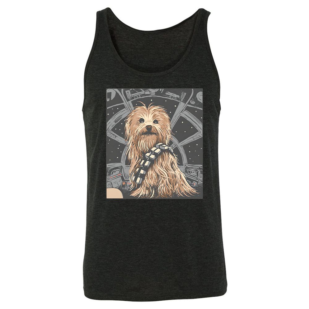 Unisex Jersey Tank - 7KZ6JJ12 - Charcoal Black Triblend - 5