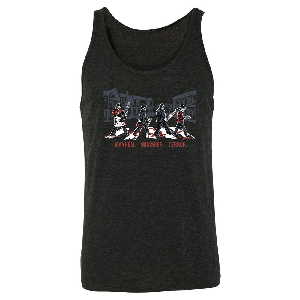 Unisex Jersey Tank - PMQZC27Z - Charcoal Black Triblend - 5