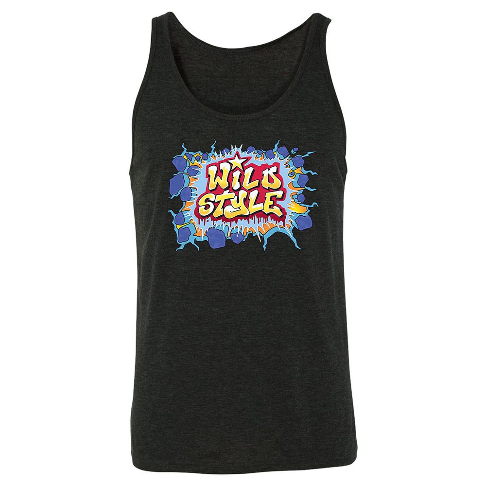 Unisex Jersey Tank - Black - Charcoal Black Triblend - 5
