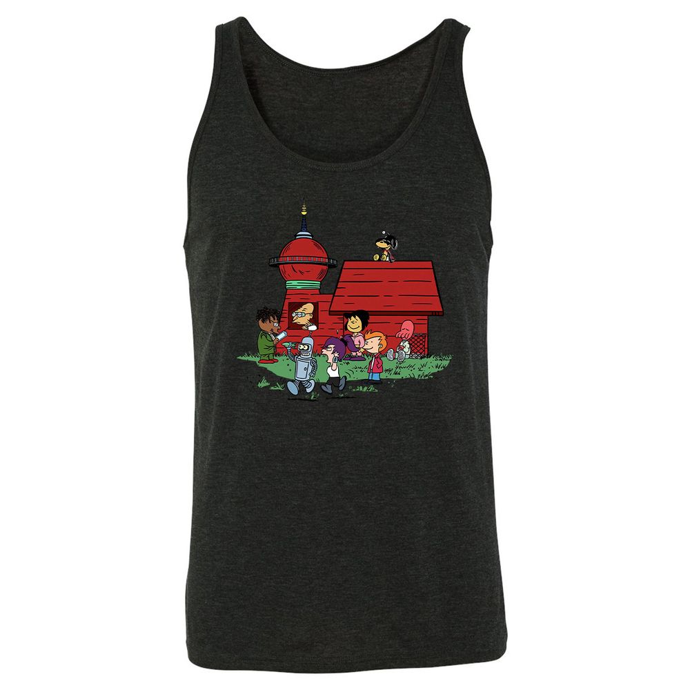 Unisex Jersey Tank - 2CW6FD12 - Charcoal Black Triblend - 5