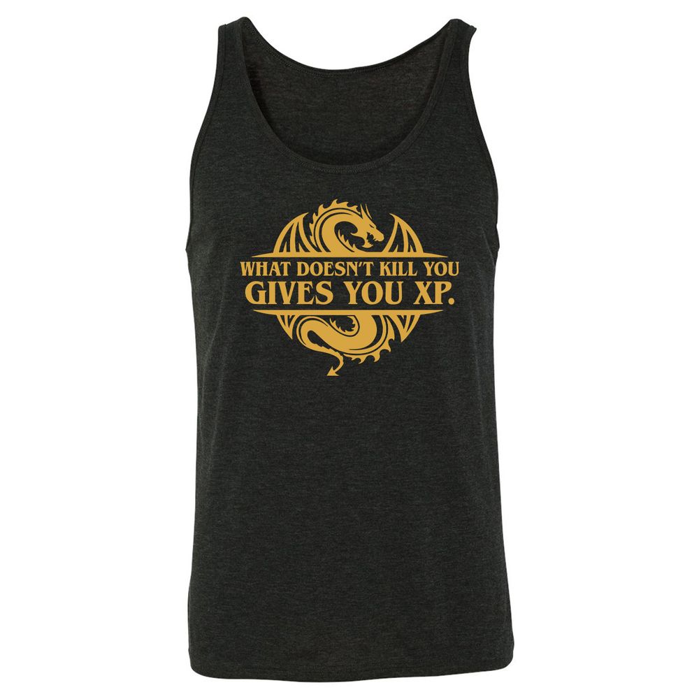 Unisex Jersey Tank - H7UYE7MN - Charcoal Black Triblend - 5