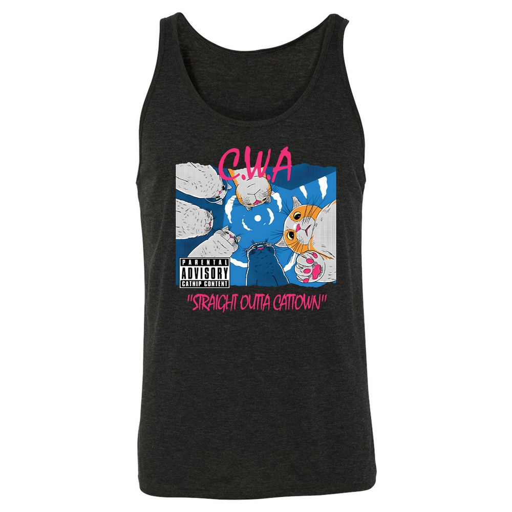 Unisex Jersey Tank - Y3L2WJUG - Charcoal Black Triblend - 5