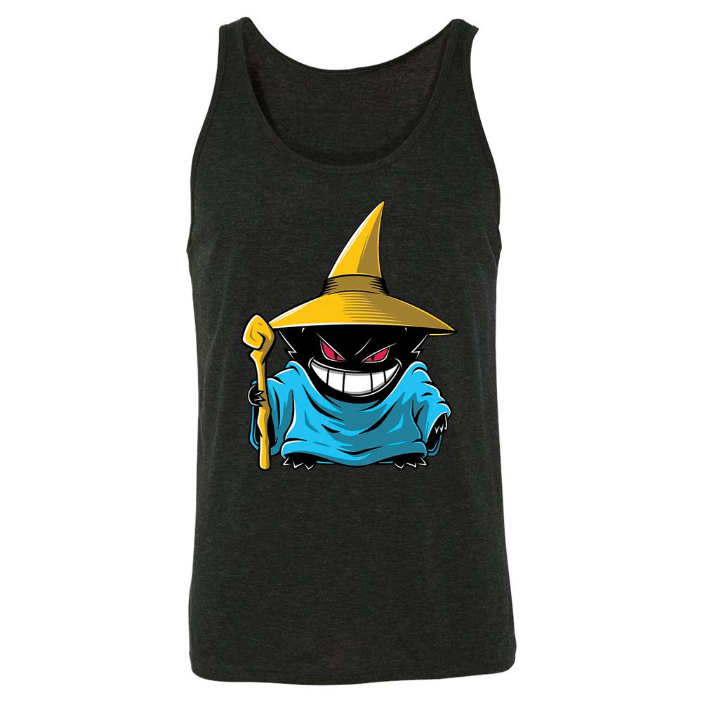 Unisex Jersey Tank - Black - Charcoal Black Triblend - 5
