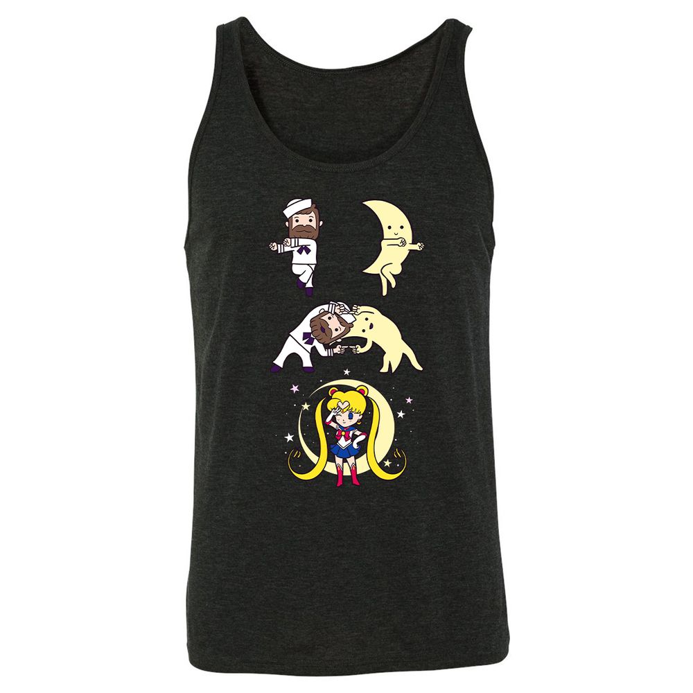 Unisex Jersey Tank - SJJ6Y755 - Charcoal Black Triblend - 5