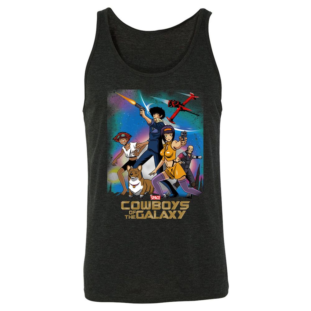 Unisex Jersey Tank - 61HFR3KN - Charcoal Black Triblend - 5