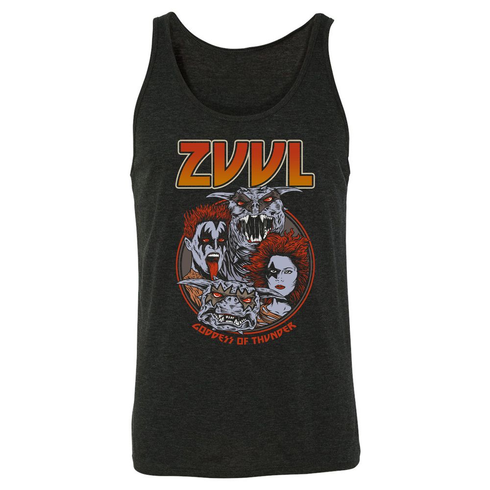Unisex Jersey Tank - YPFSRSAK - Charcoal Black Triblend - 5