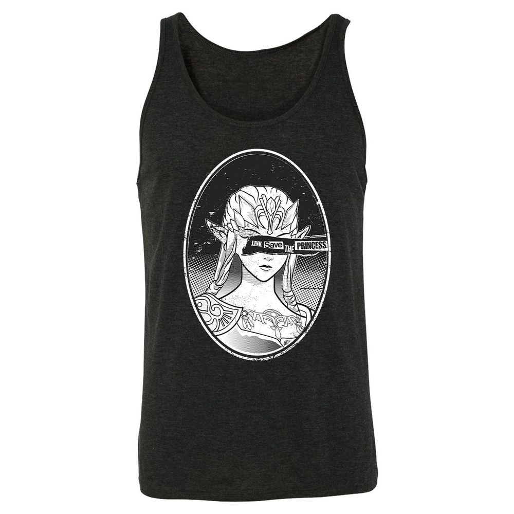 Unisex Jersey Tank - NQQ7C95B - Charcoal Black Triblend - 5