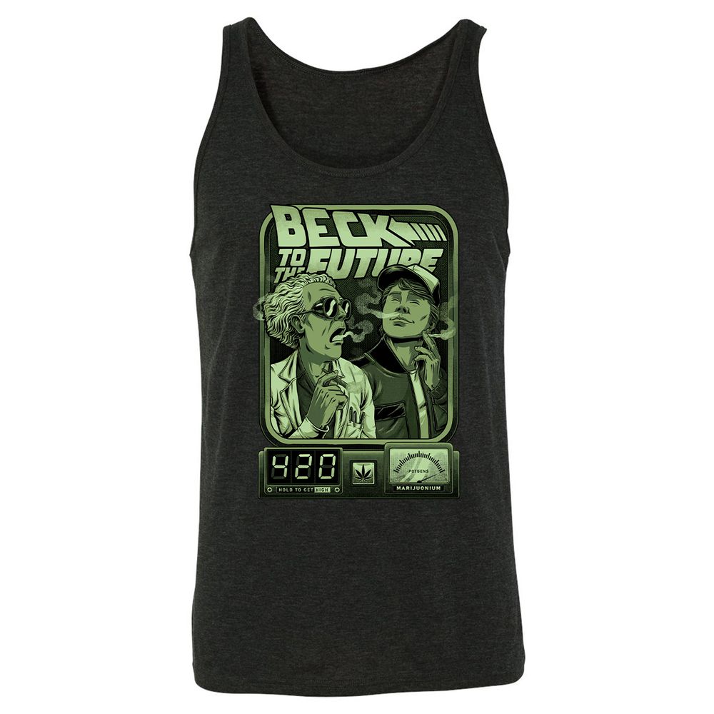 Unisex Jersey Tank - HBS3K11F - Charcoal Black Triblend - 5