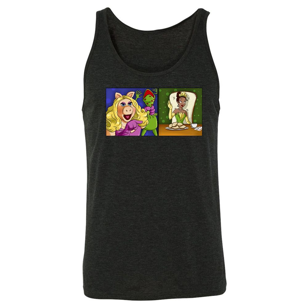Unisex Jersey Tank - BZKNMMH2 - Charcoal Black Triblend - 5