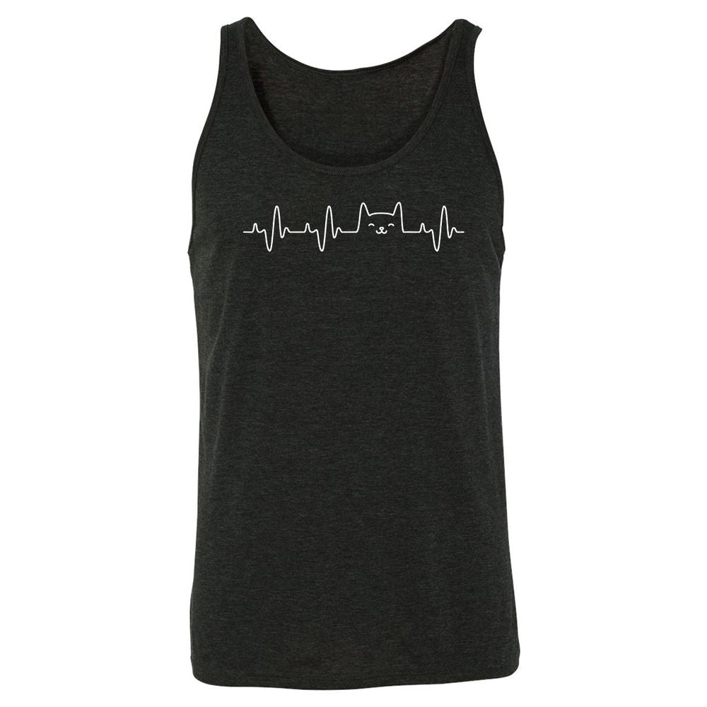 Unisex Jersey Tank - KKFHU3MS - Charcoal Black Triblend - 5