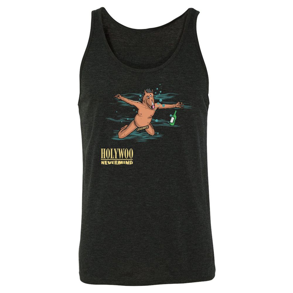 Unisex Jersey Tank - T5Y54WUD - Charcoal Black Triblend - 5