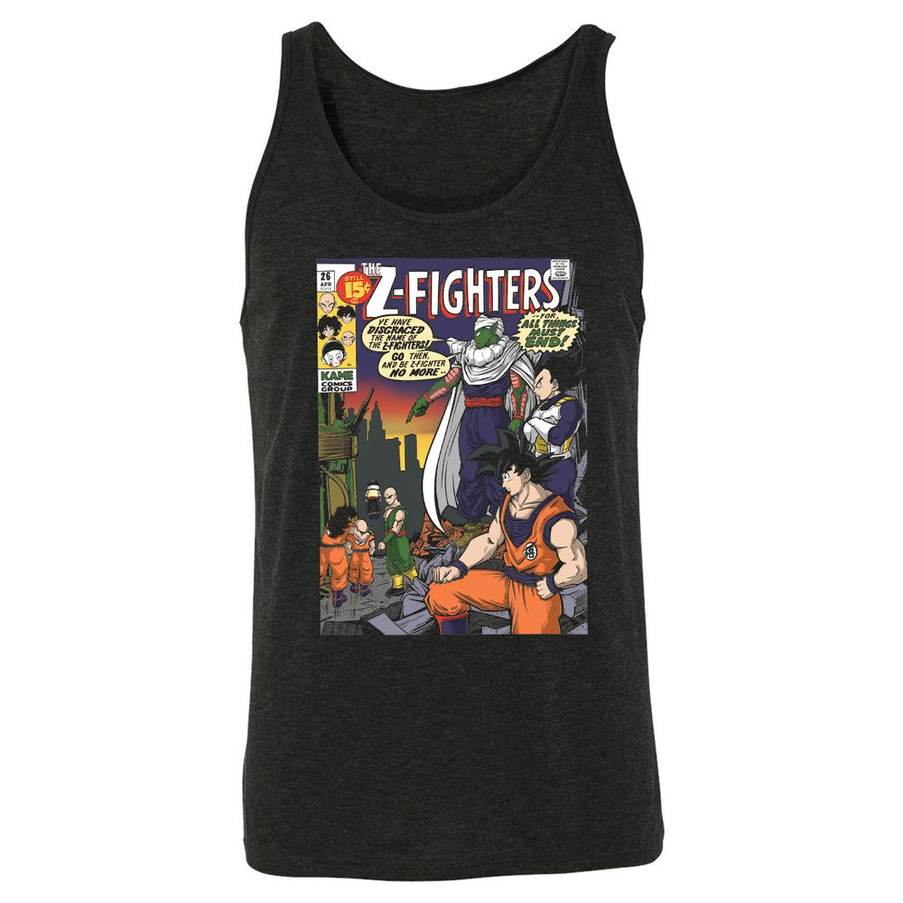 Unisex Jersey Tank - DUQHWWA6 - Charcoal Black Triblend - 5