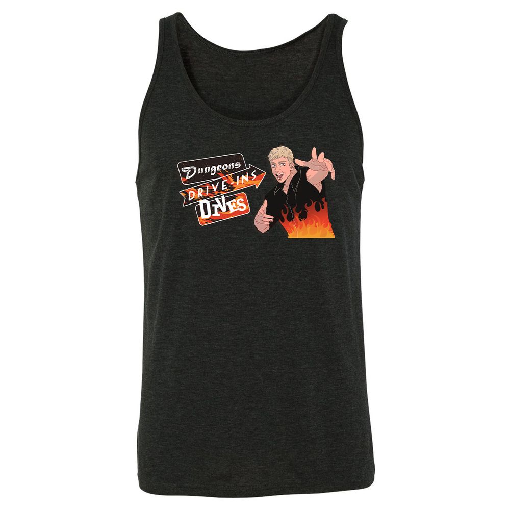 Unisex Jersey Tank - M4VCGTQF - Charcoal Black Triblend - 5